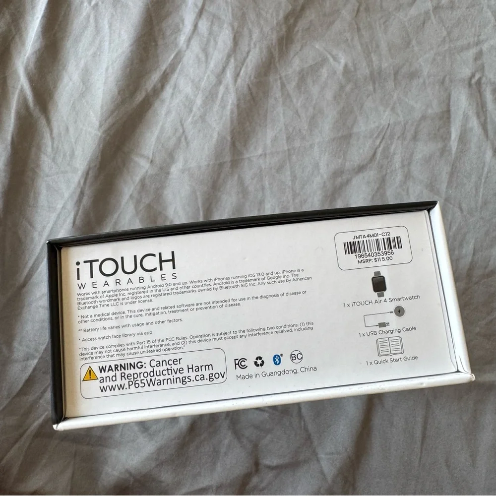 iTouch Wearables Air 4 Jillian Michaels Smartwatch - Brand New in box!